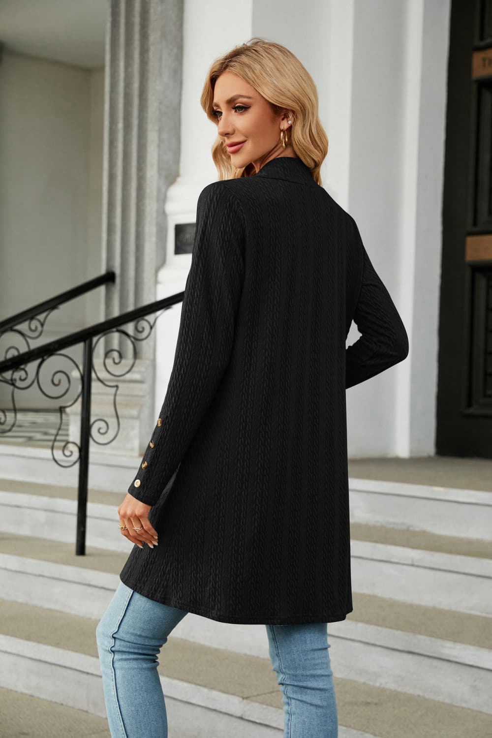 Honeybee Mumford's Long Sleeve Open Front Cardigan