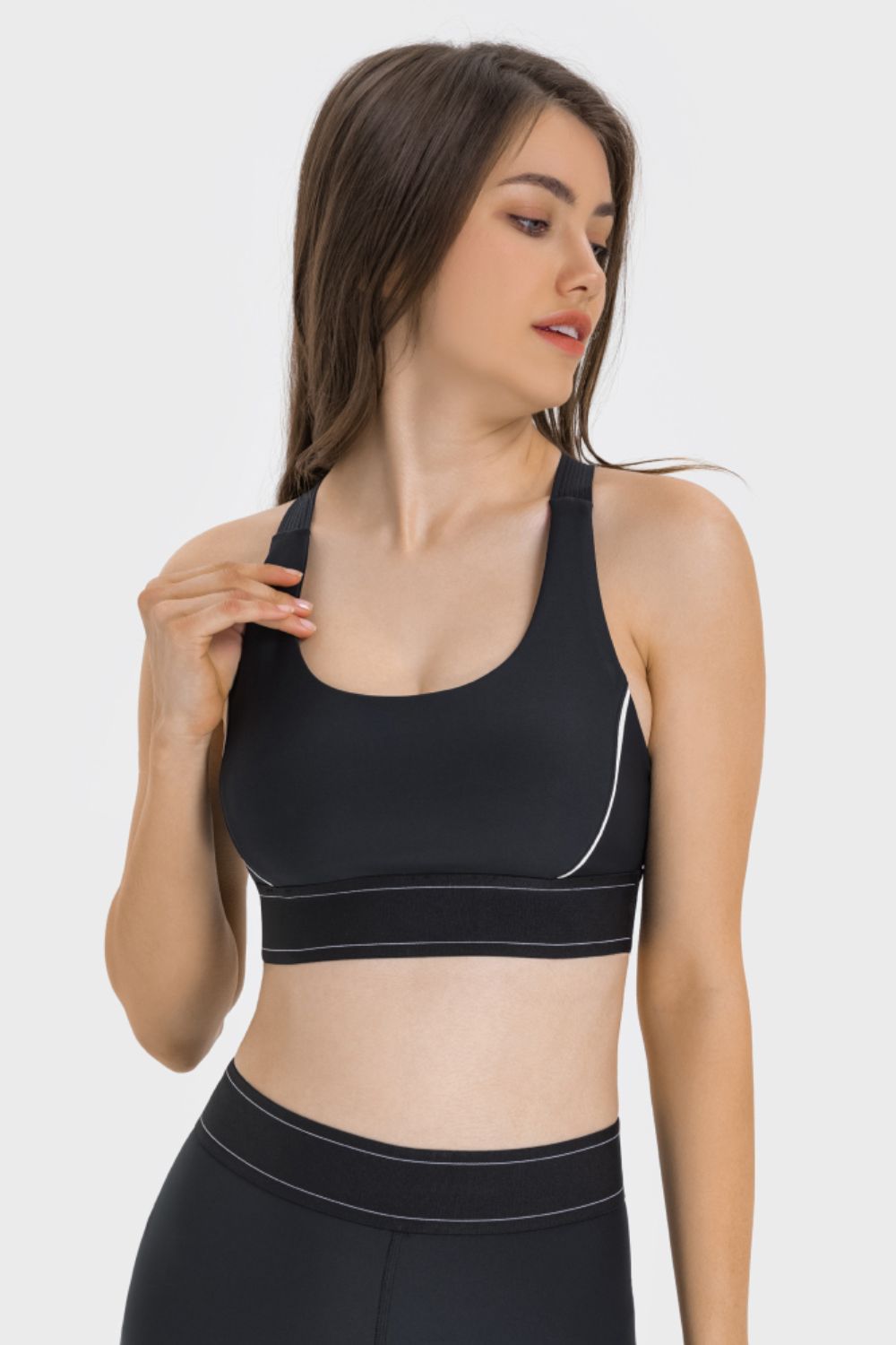 Honeybee Mumford's Contrast Sports Bra