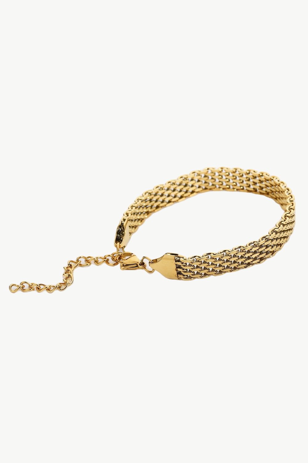 honeybee Mumford's 18K Gold-Plated Wide Chain Bracelet