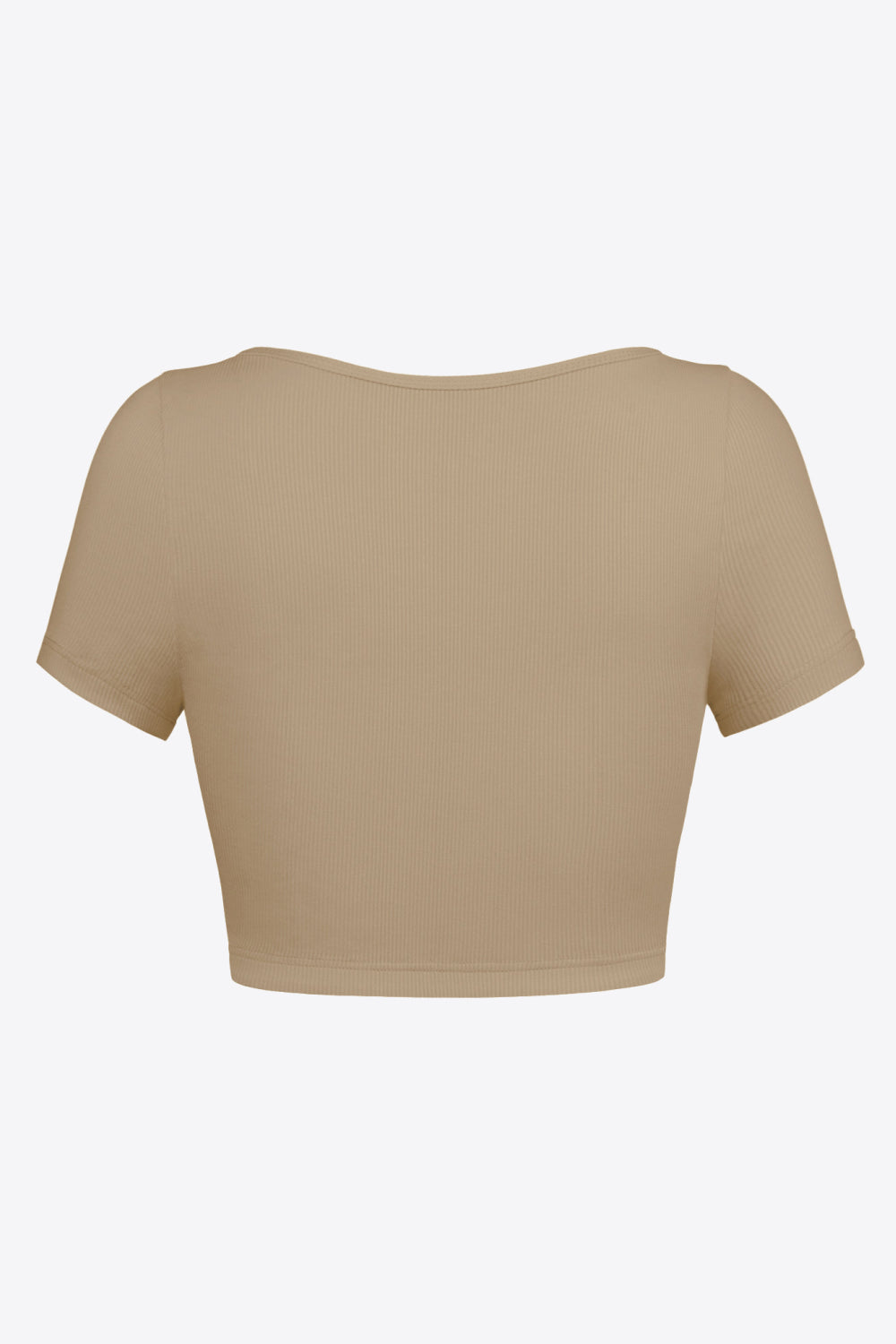 Honeybee Mumford's Square Neck Ribbed Crop Top