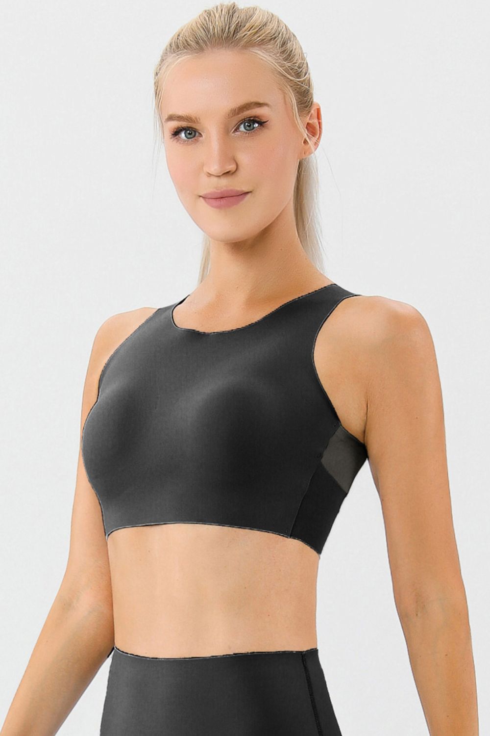 Honeybee Mumford's Round Neck Wide Strap Active Bra