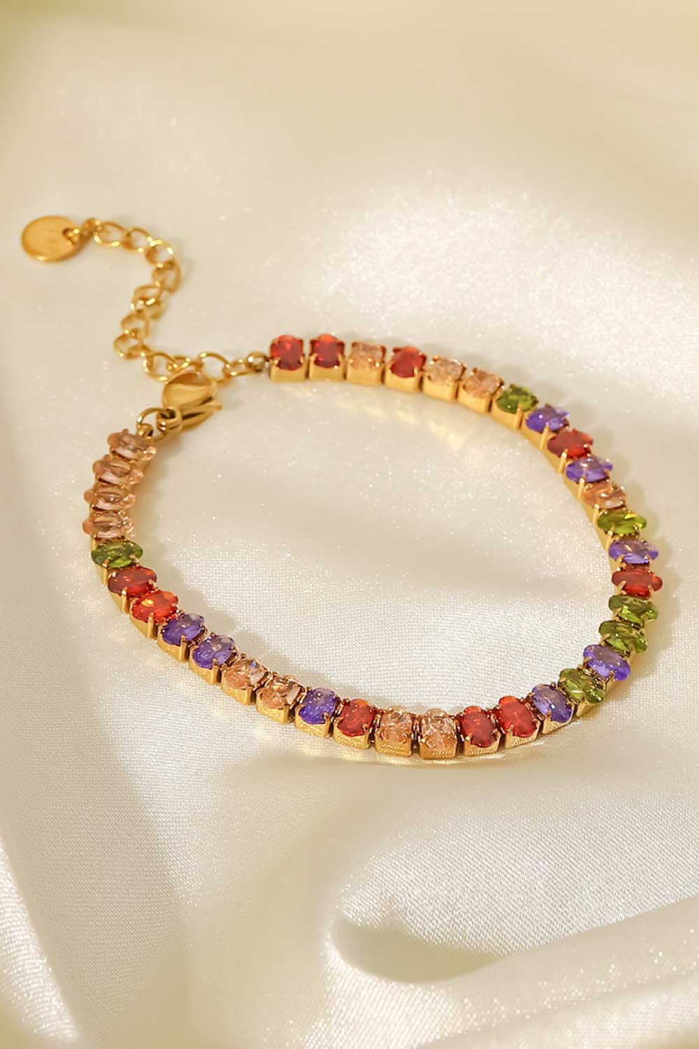 honeybee Mumford's 18K Gold Plated Multicolored Bracelet