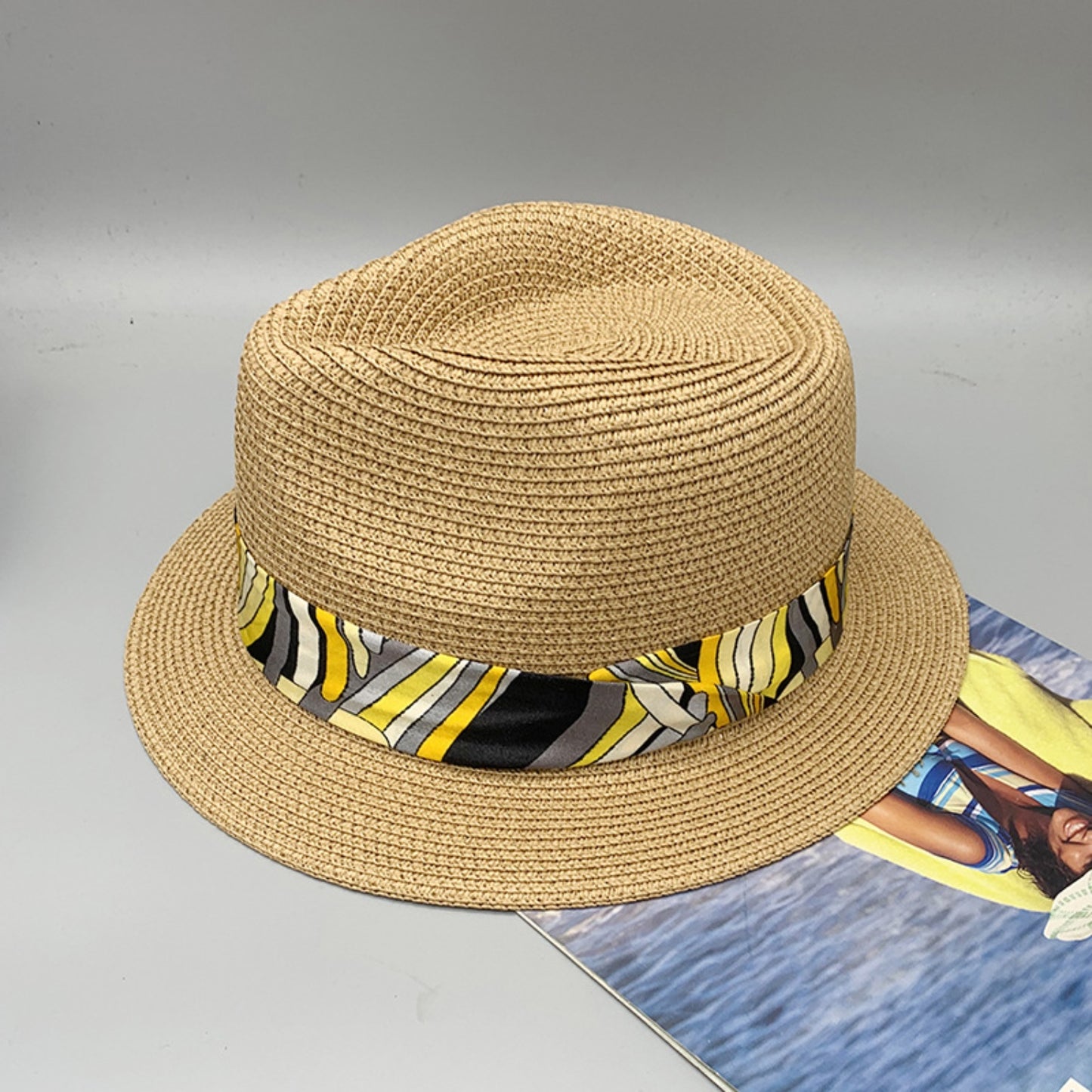 Honeybee Mumford's Short Brim Jute Cloth Hat