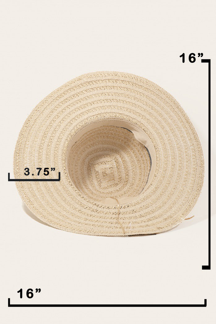 Honeybee Mumford's Contrast Straw Braided Sun Hat