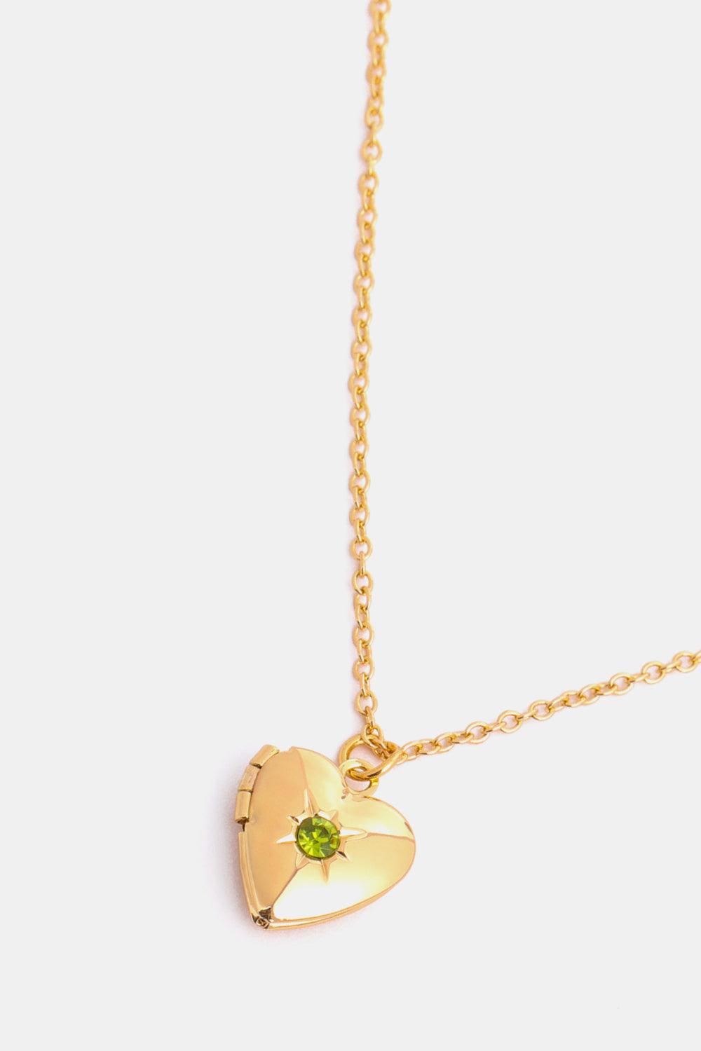 Honeybee Mumford's Heart Shape 14K Gold-Plated Pendant Necklace