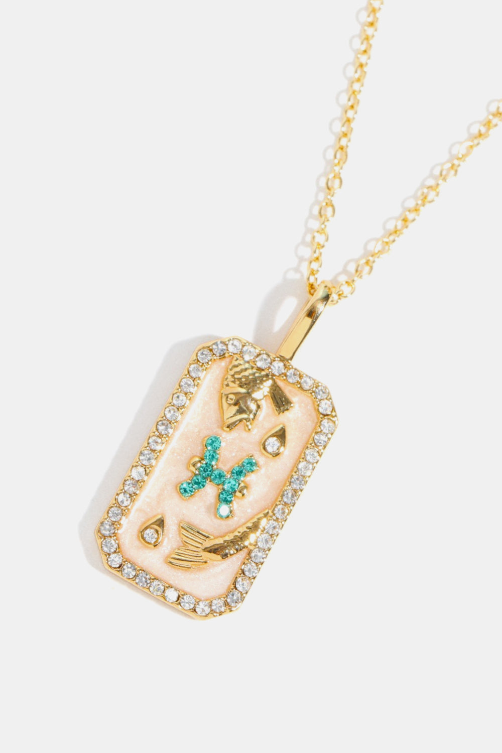 Honeybee Mumford's Rhinestone Zodiac and Constellation Pendant Necklace