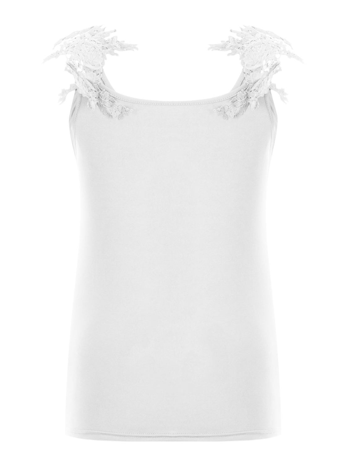 Honeybee Mumford's Full Size Lace Detail Scoop Neck Tank