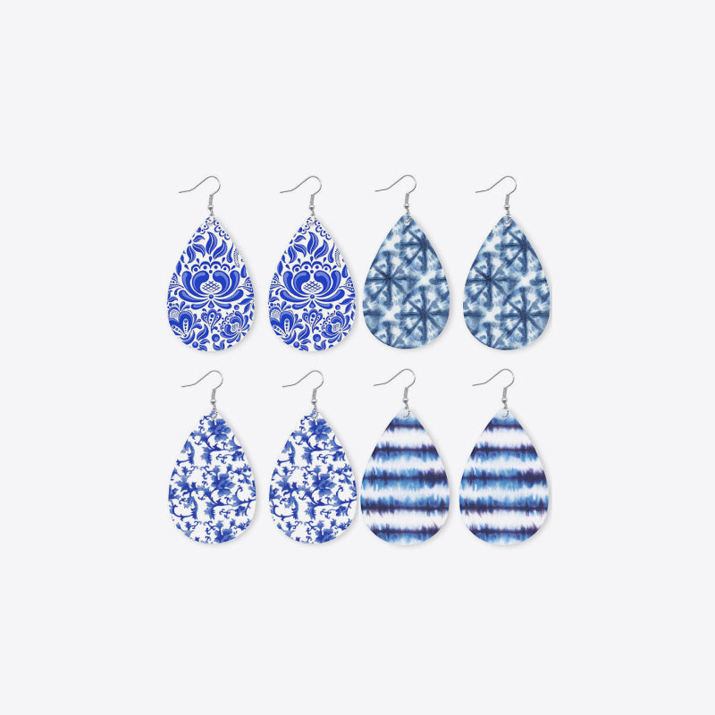 honeybee Mumford's Printed Teardrop Earrings