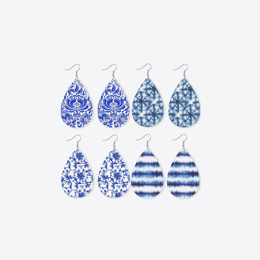 honeybee Mumford's Printed Teardrop Earrings