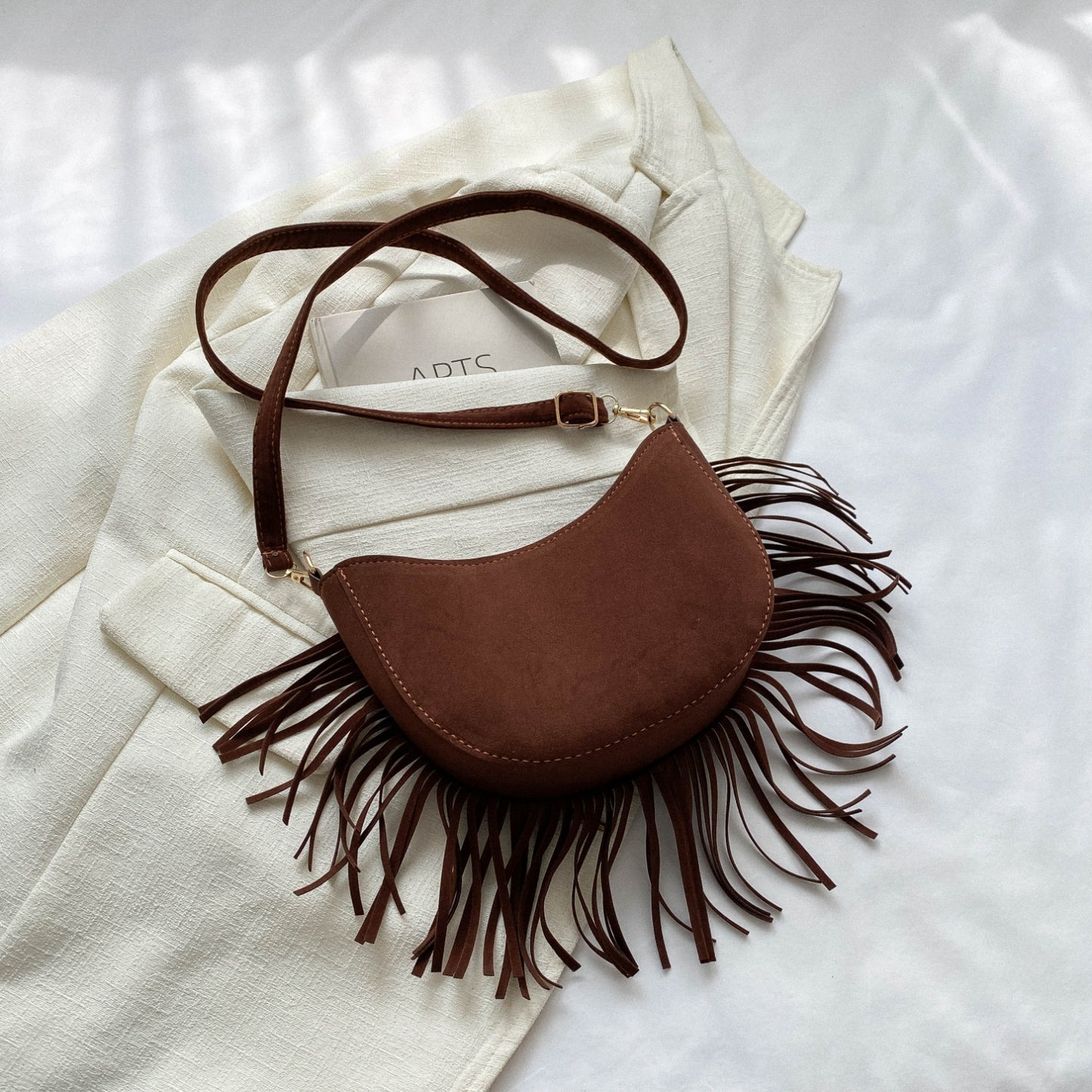 Honeybee Mumford's Fringe Detail Crossbody Bag