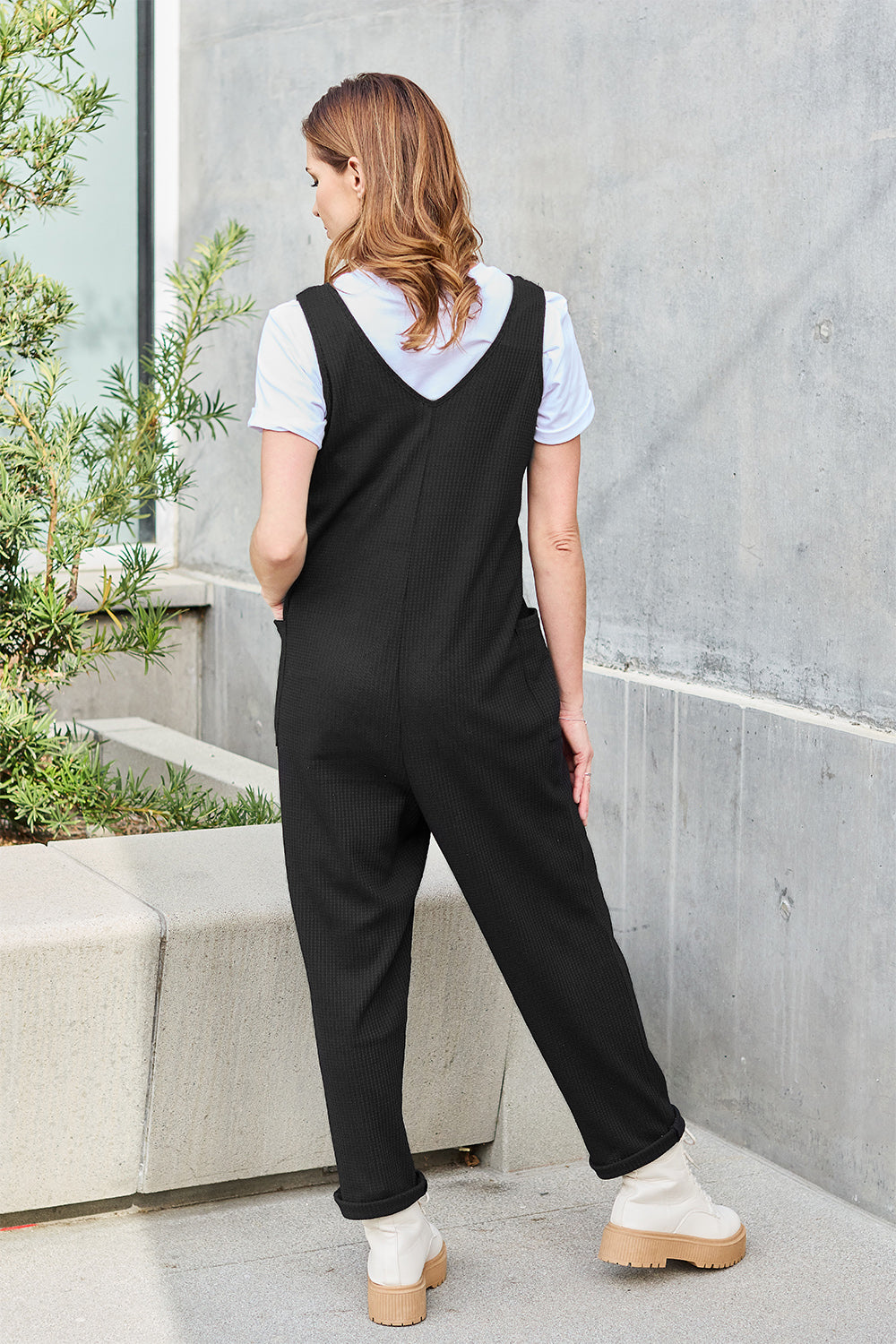 Honeybee Mumford's Full Size Sleeveless Straight Jumpsuit