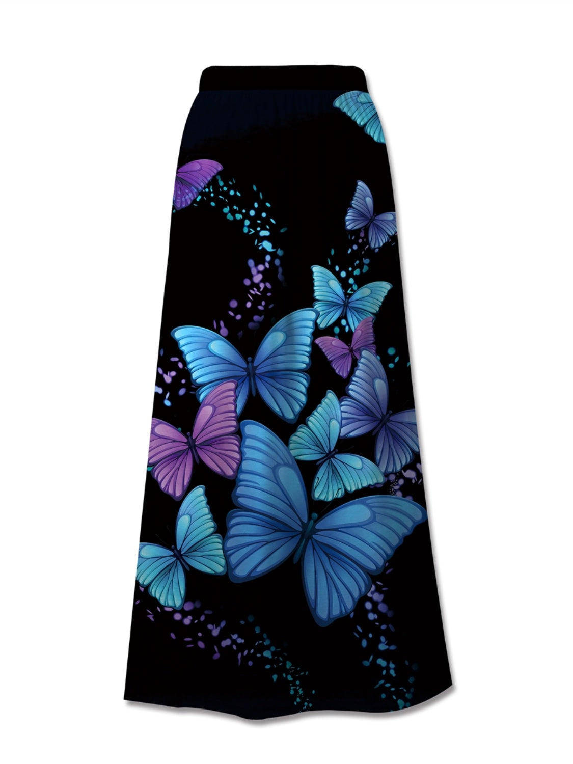 Honeybee Mumford's Printed Elastic Waist Midi Skirt