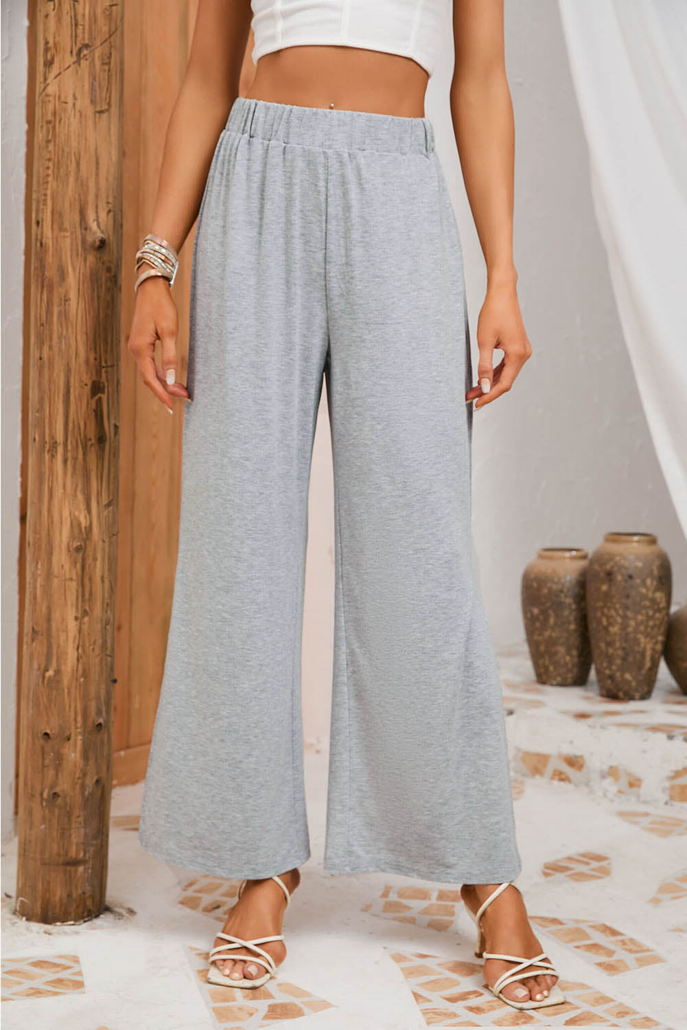 Honeybee Mumford's Slit Elastic Waist Pants