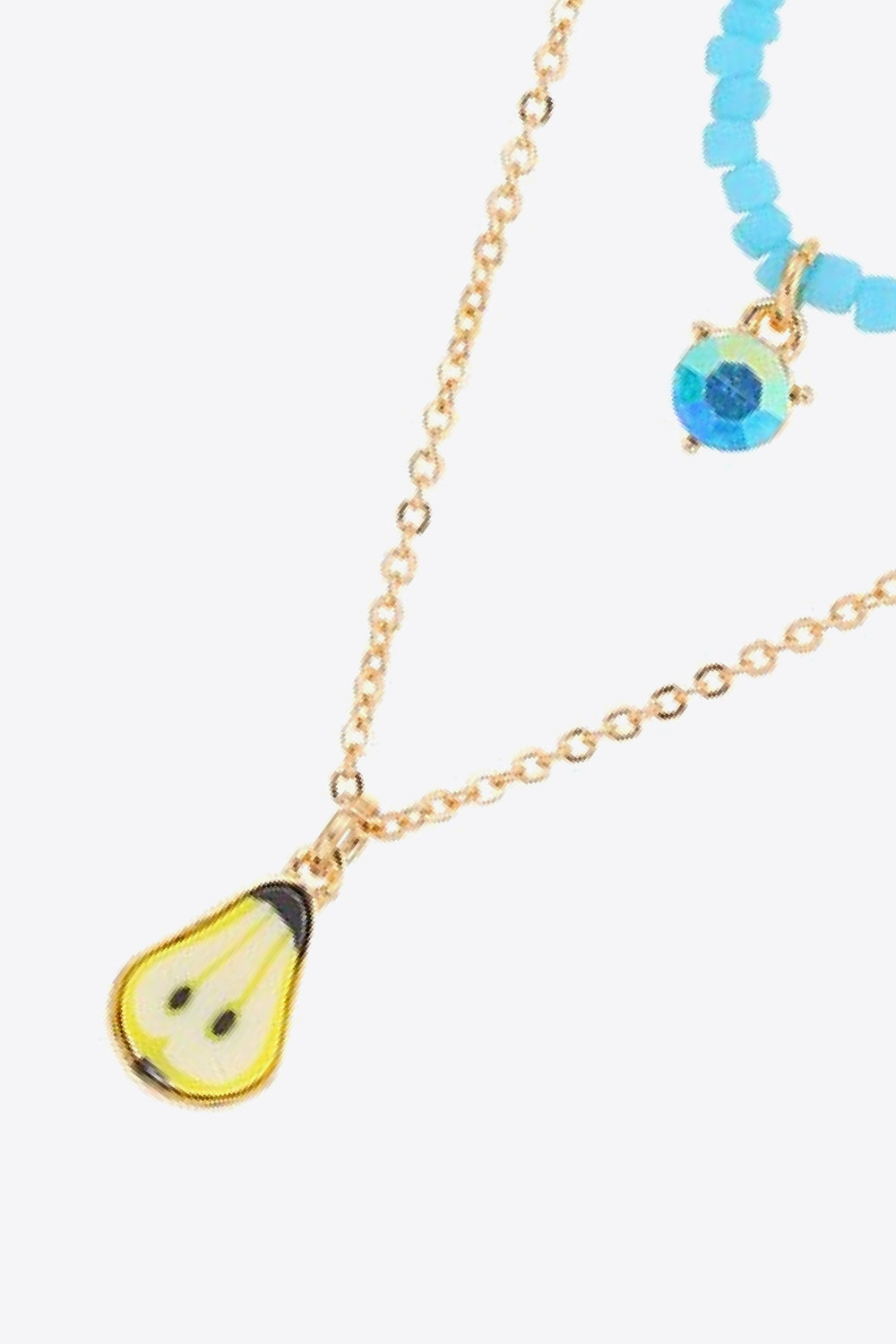 Honeybee Mumford's Fruit Pendant Double-Layered Necklace