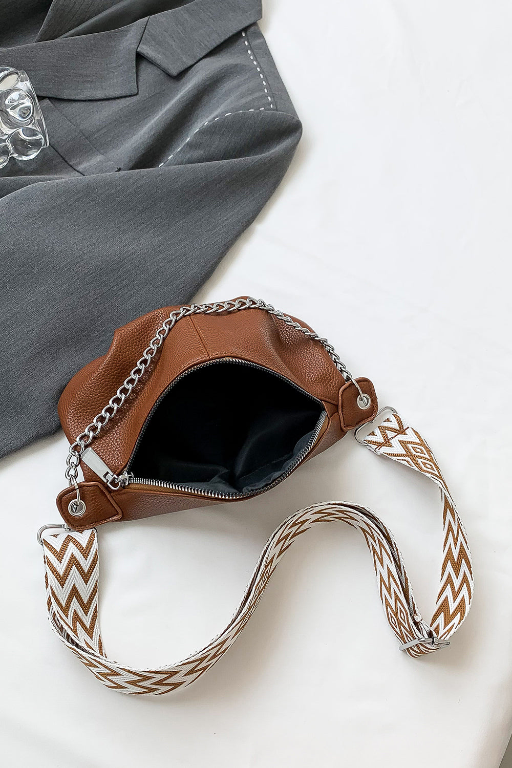 honeybee Mumford's Leather Sling Bag