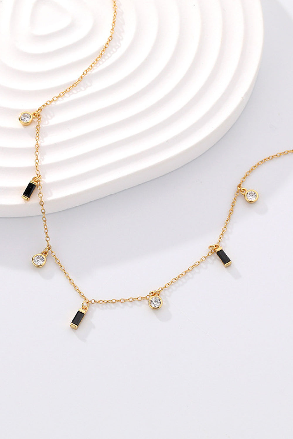 honeybee Mumford's 18K Gold Plated Multi-Charm Chain Necklace