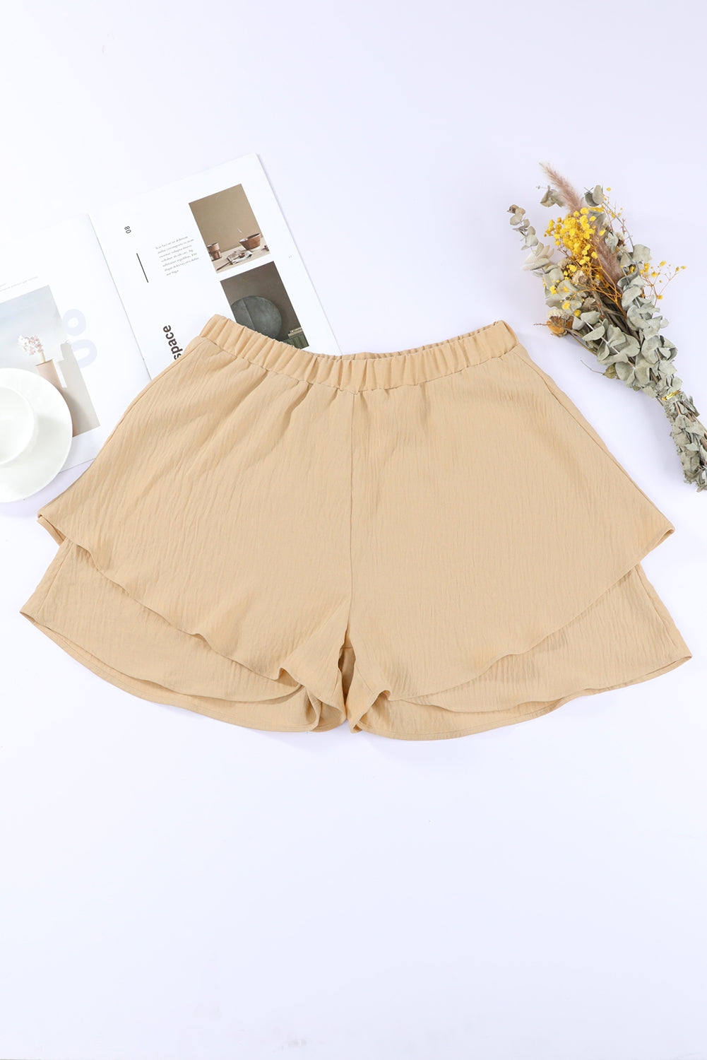 Honeybee Mumford's Layered Elastic Waist Shorts