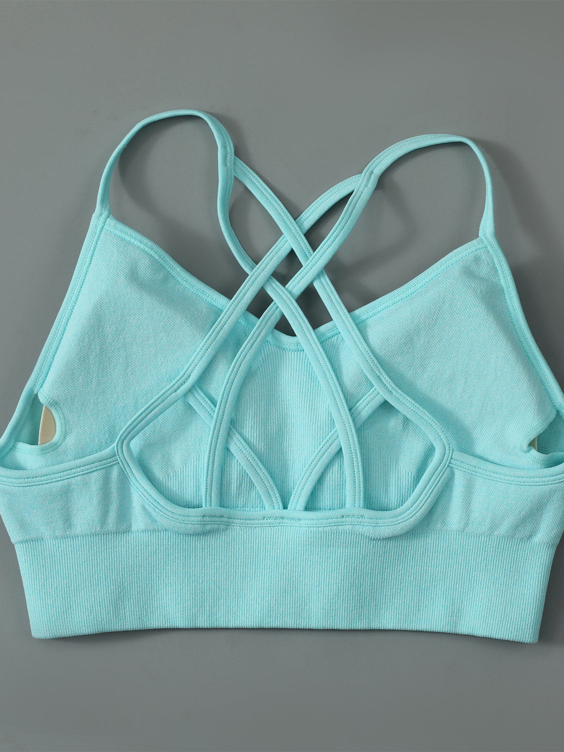 Honeybee Mumford's Crisscross Spaghetti Strap Active Bra