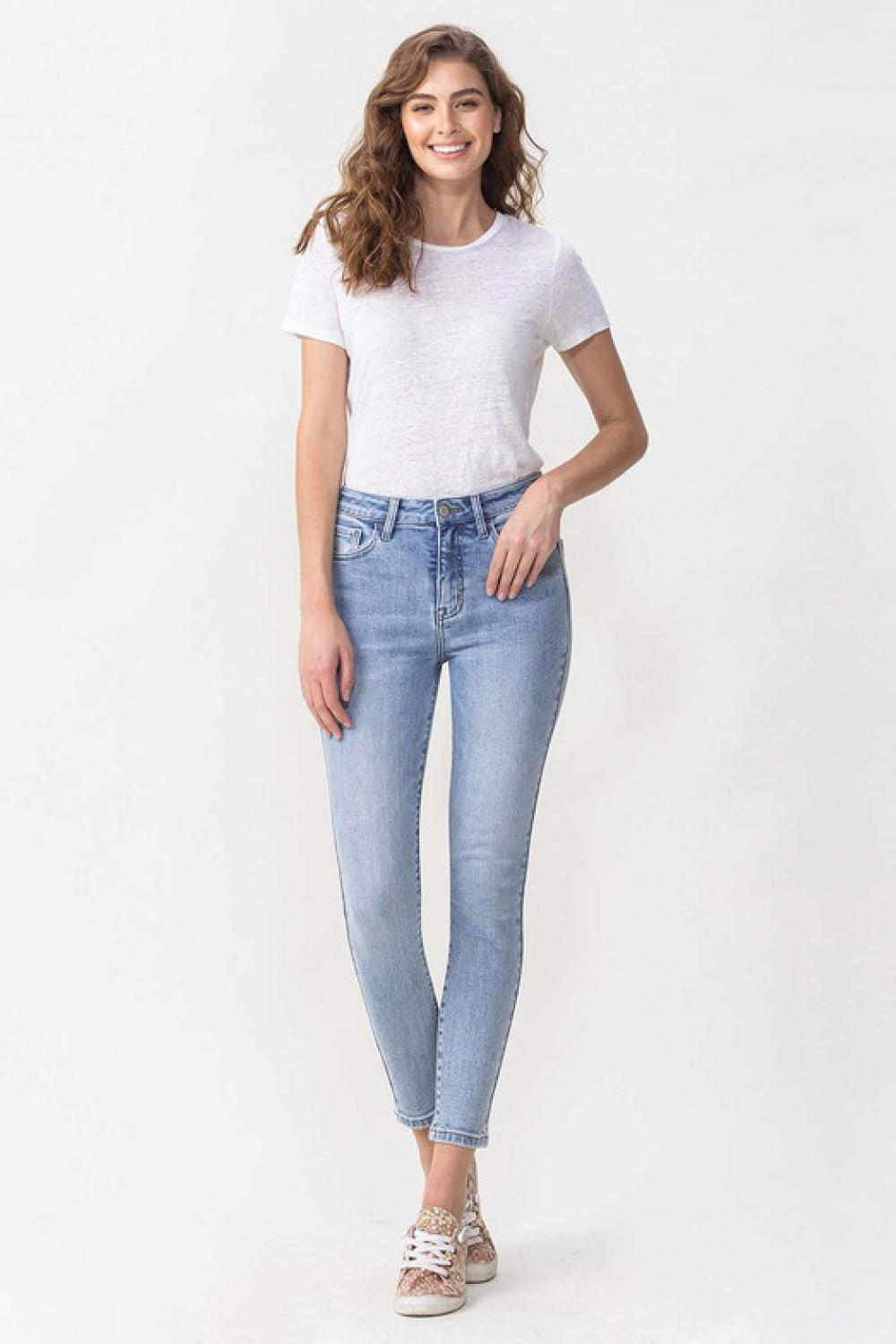 Honeybee Mumford's Full Size High Rise Crop Skinny Jeans