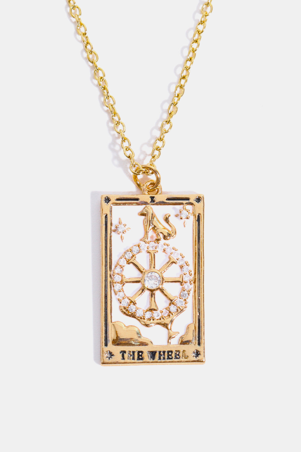 Honeybee Mumford's Tarot Card Pendant Necklace