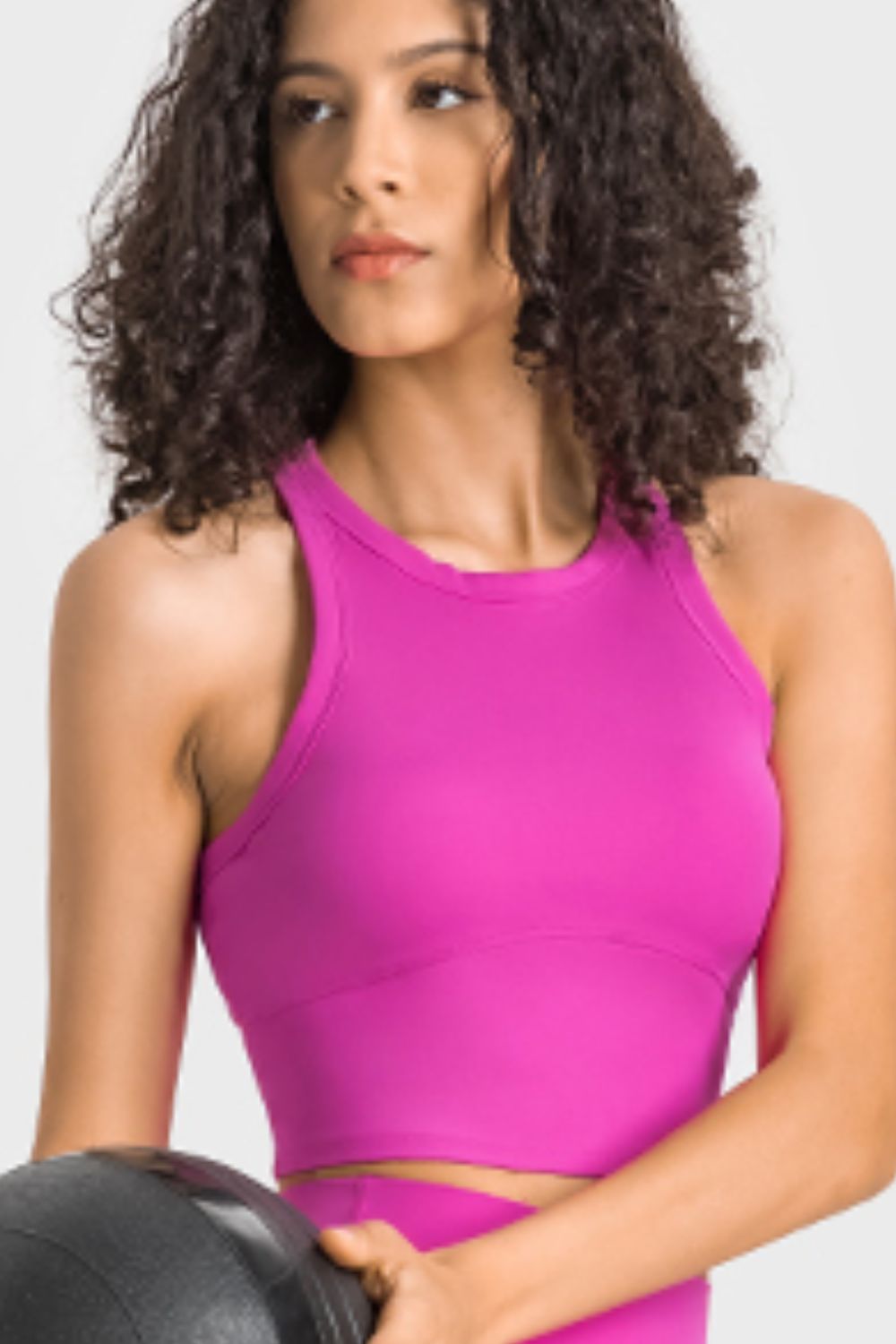 Honeybee Mumford's Racerback Cropped Sports Tank