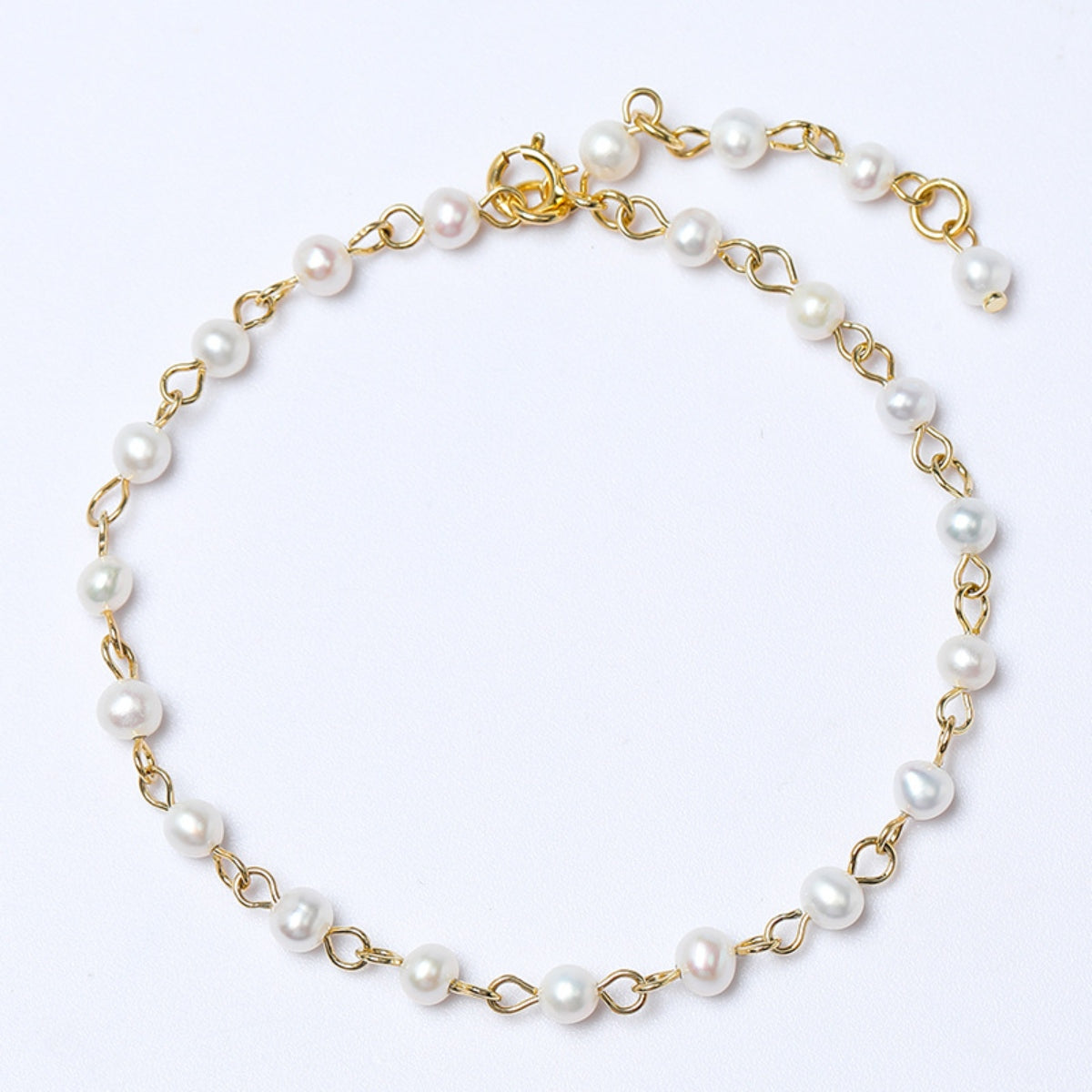 honeybee Mumford's Sterling Silver Pearl Bracelet