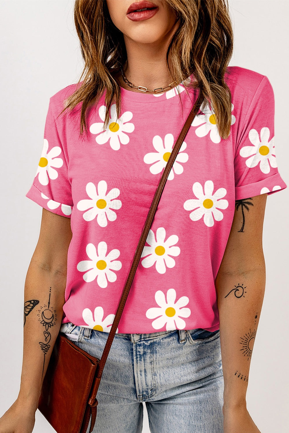 Honeybee Mumford's Printed Round Neck Short Sleeve T-Shirt