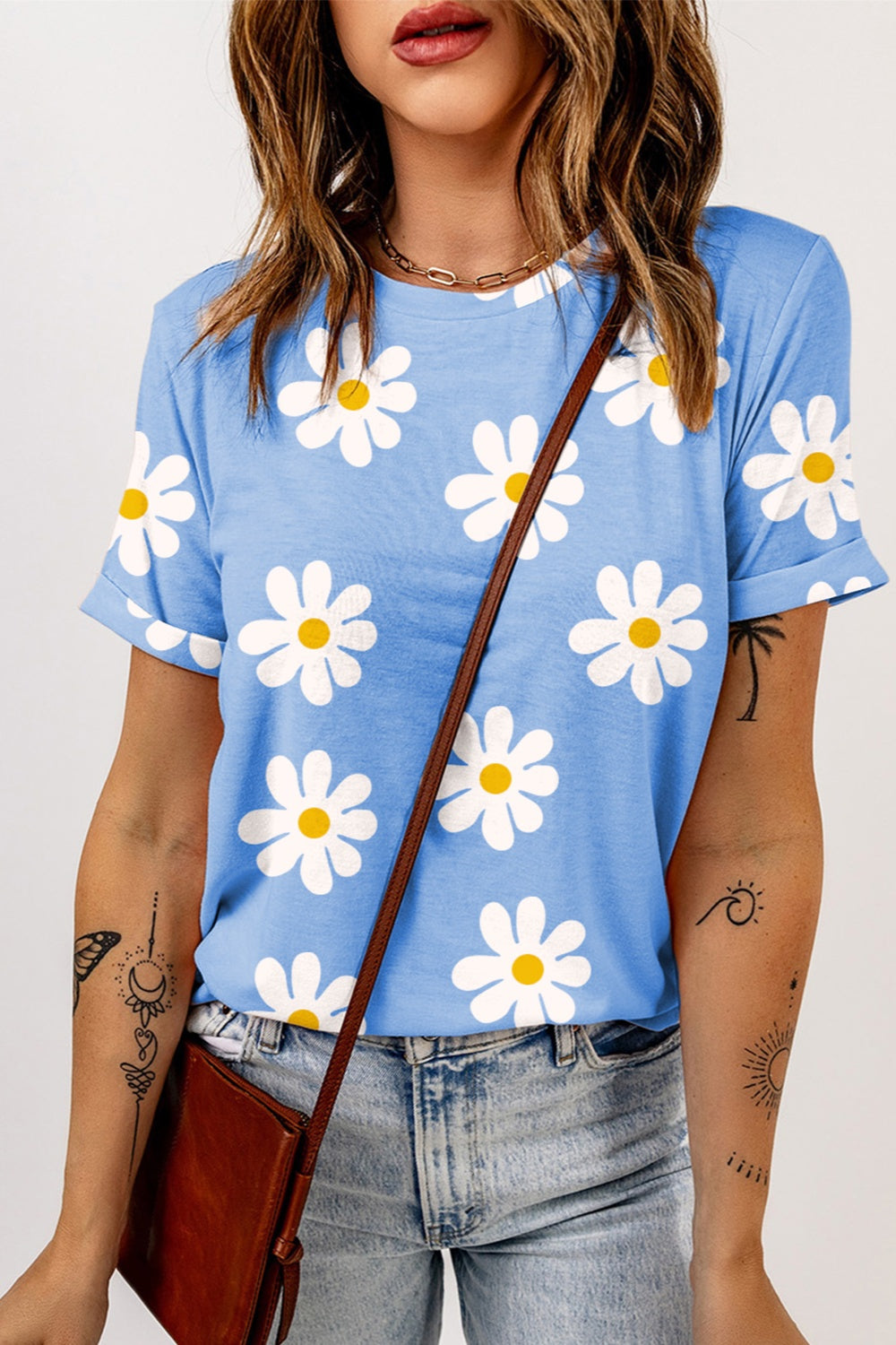 Honeybee Mumford's Printed Round Neck Short Sleeve T-Shirt