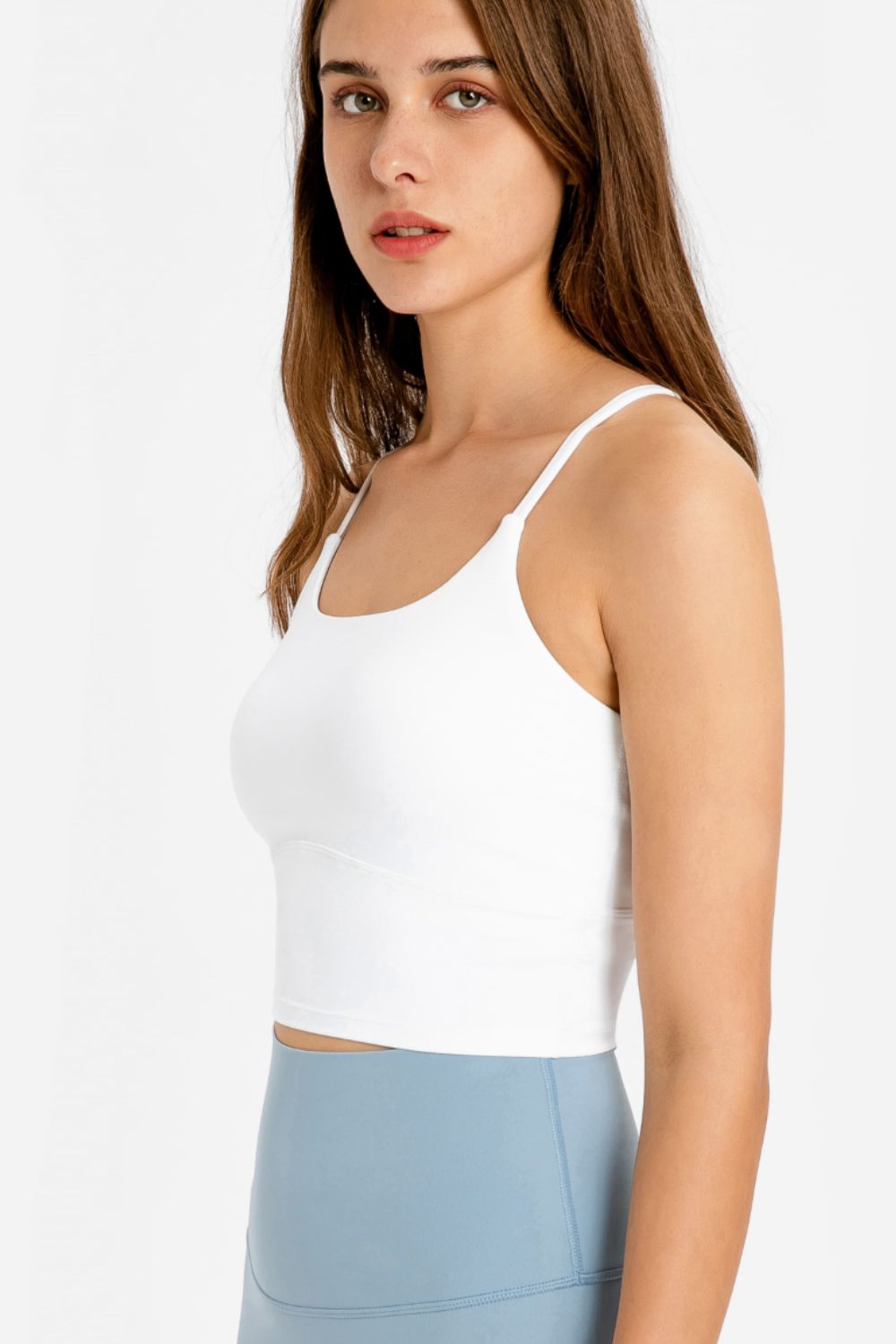 Honeybee Mumford's Crisscross Back Scoop Neck Sports Cami