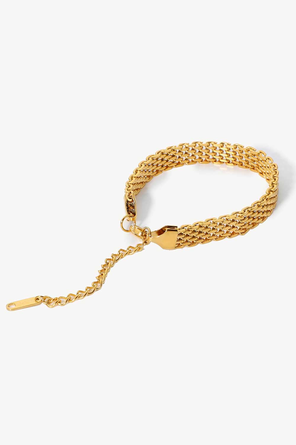 honeybee Mumford's 18K Gold-Plated Wide Chain Bracelet