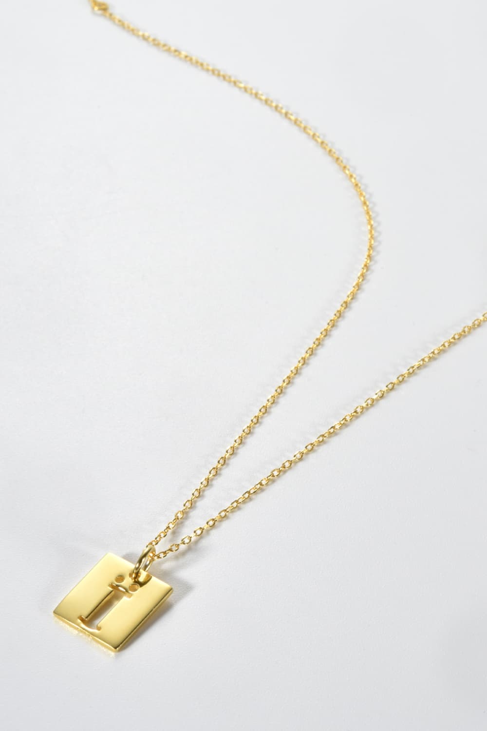 Honeybee Mumford's Cutout Rectangle Pendant Necklace