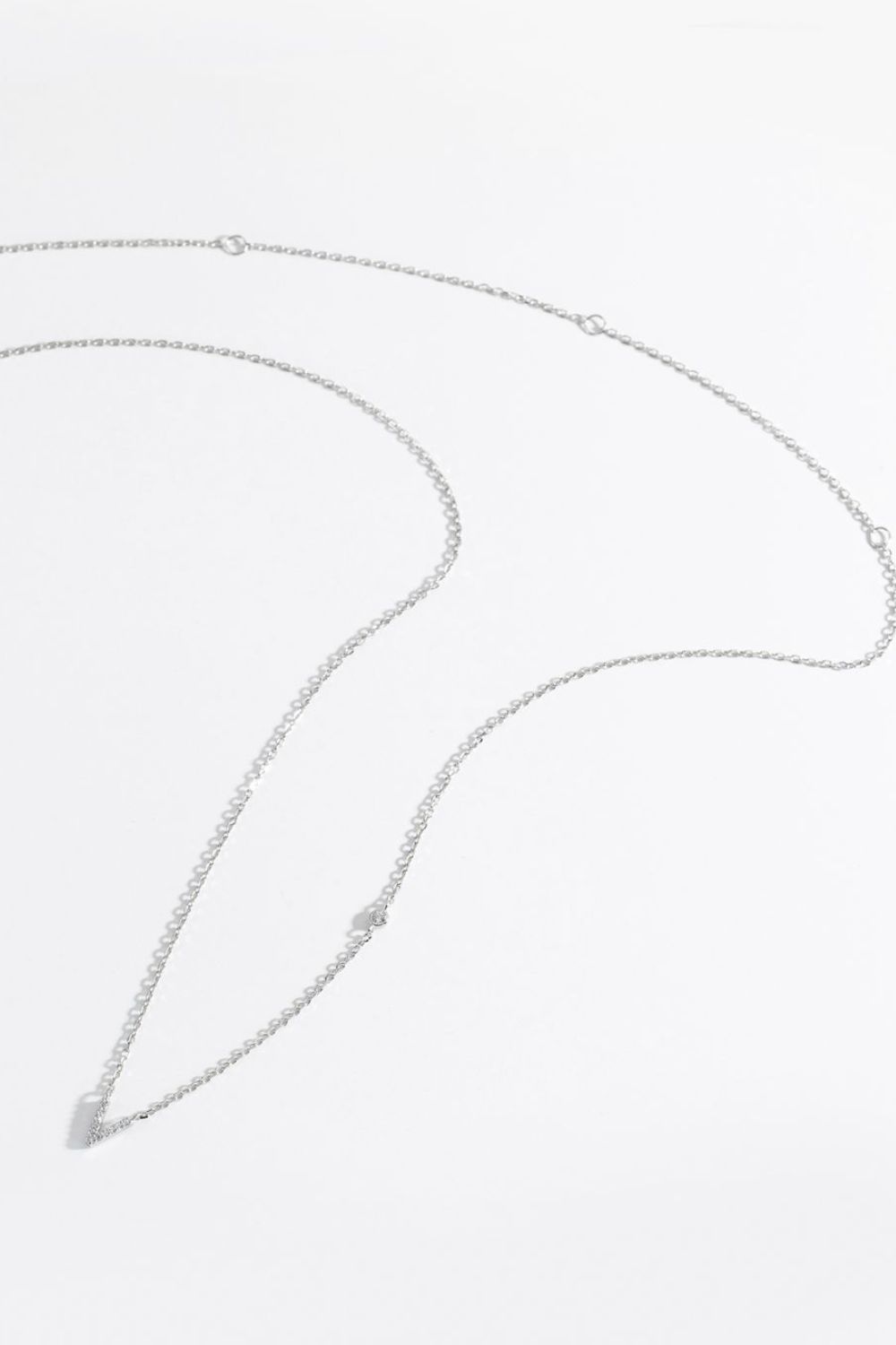 Honeybee Mumford's V To Z Sterling Silver Necklace