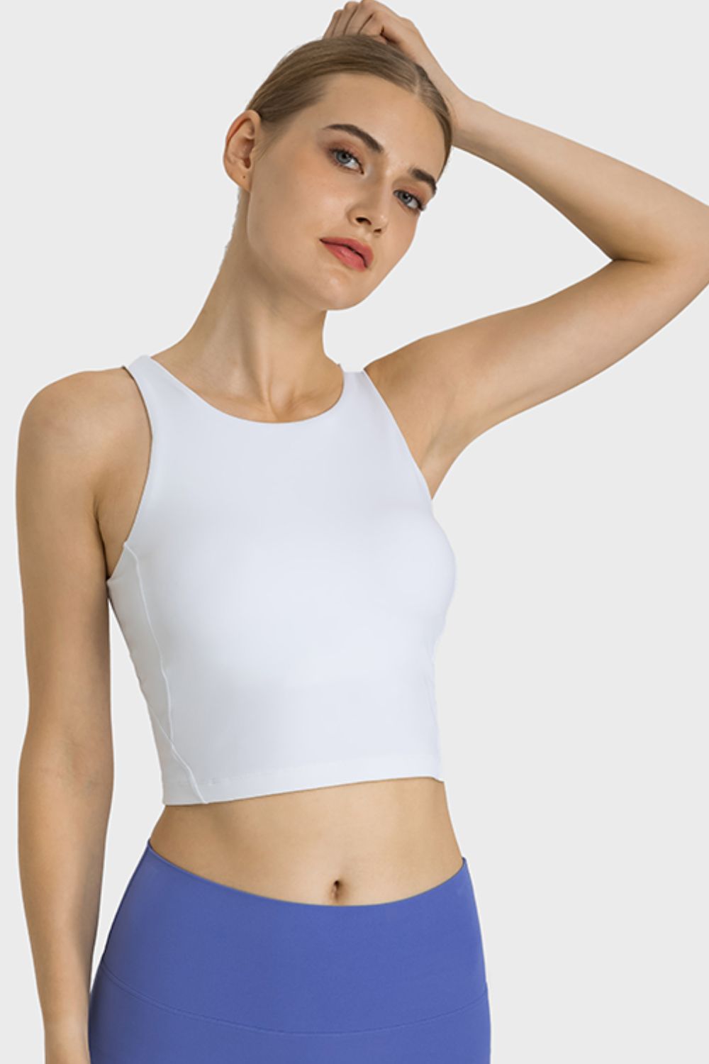 Honeybee Mumford's Feel Like Skin Highly Stretchy Cropped Sports Tank