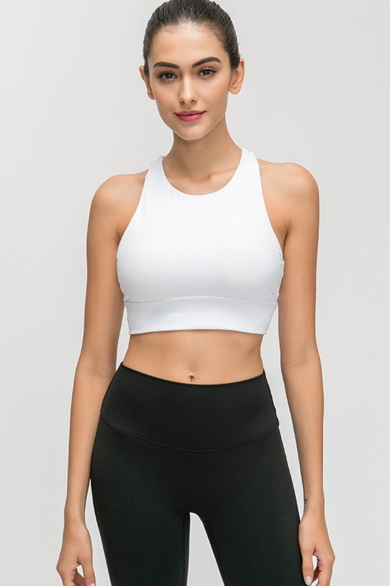 Honeybee Mumford's Halter Keyhole Sports Bra