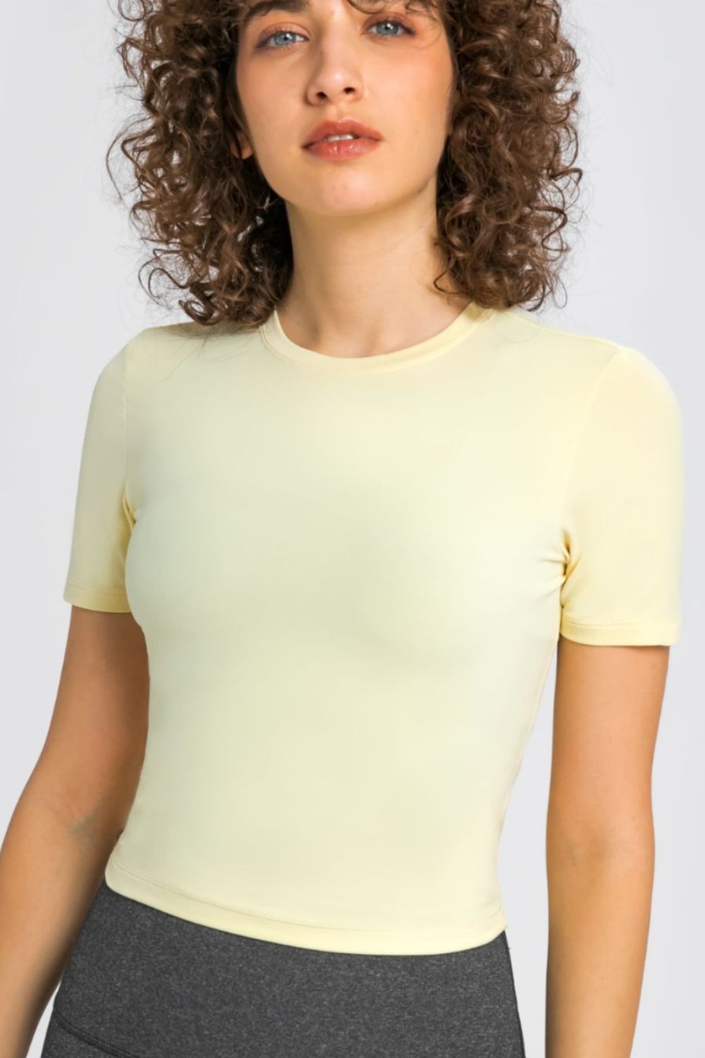 Honeybee Mumford's Round Neck Short Sleeve Yoga Tee