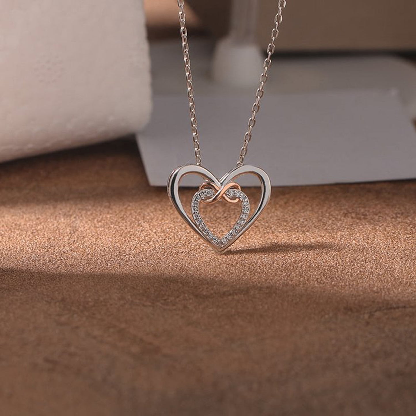 Honeybee Mumford's Heart Shape Sterling Silver Necklace