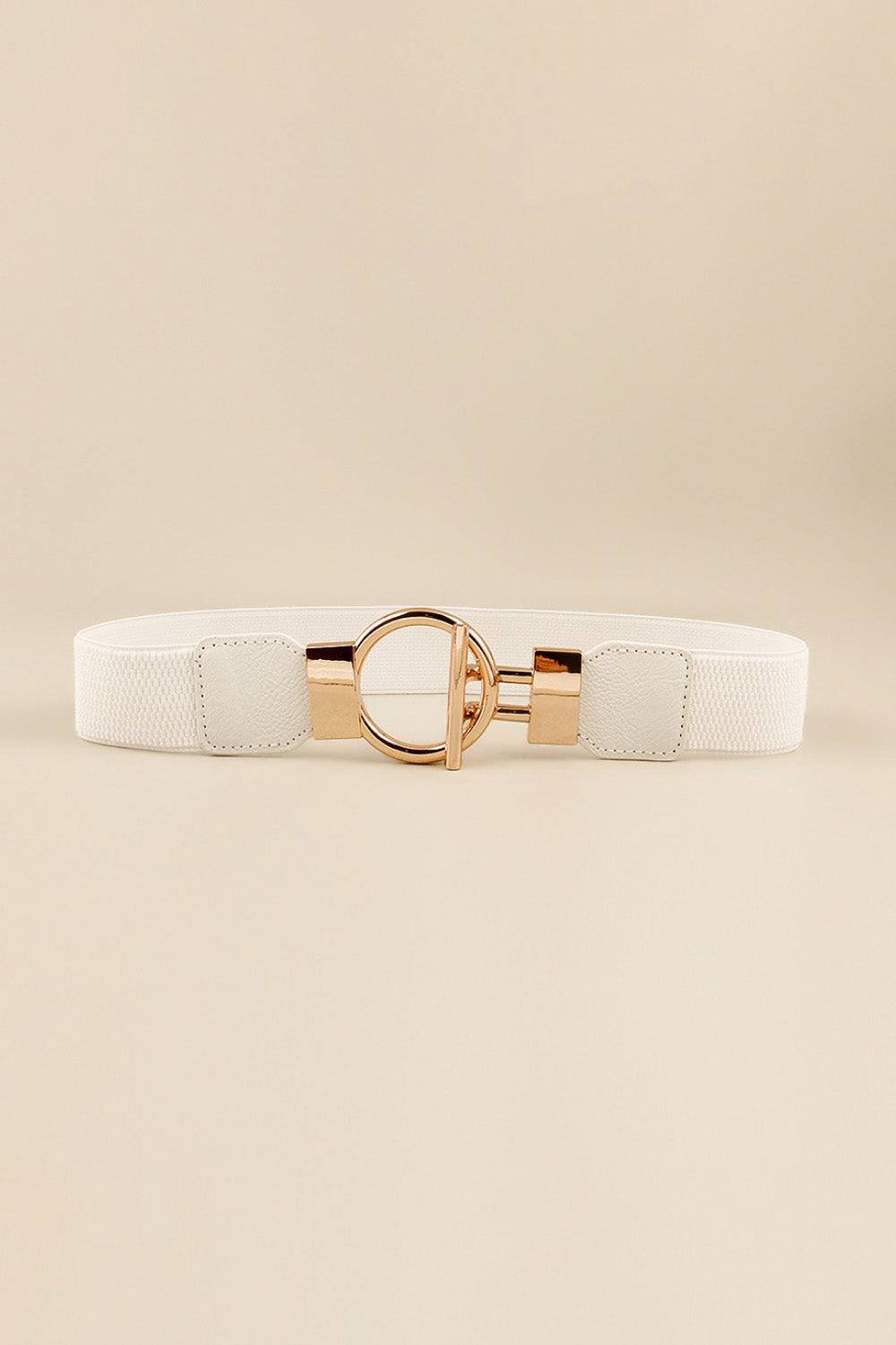 Honeybee Mumford's Circle Shape Buckle Buckle Leather Belt