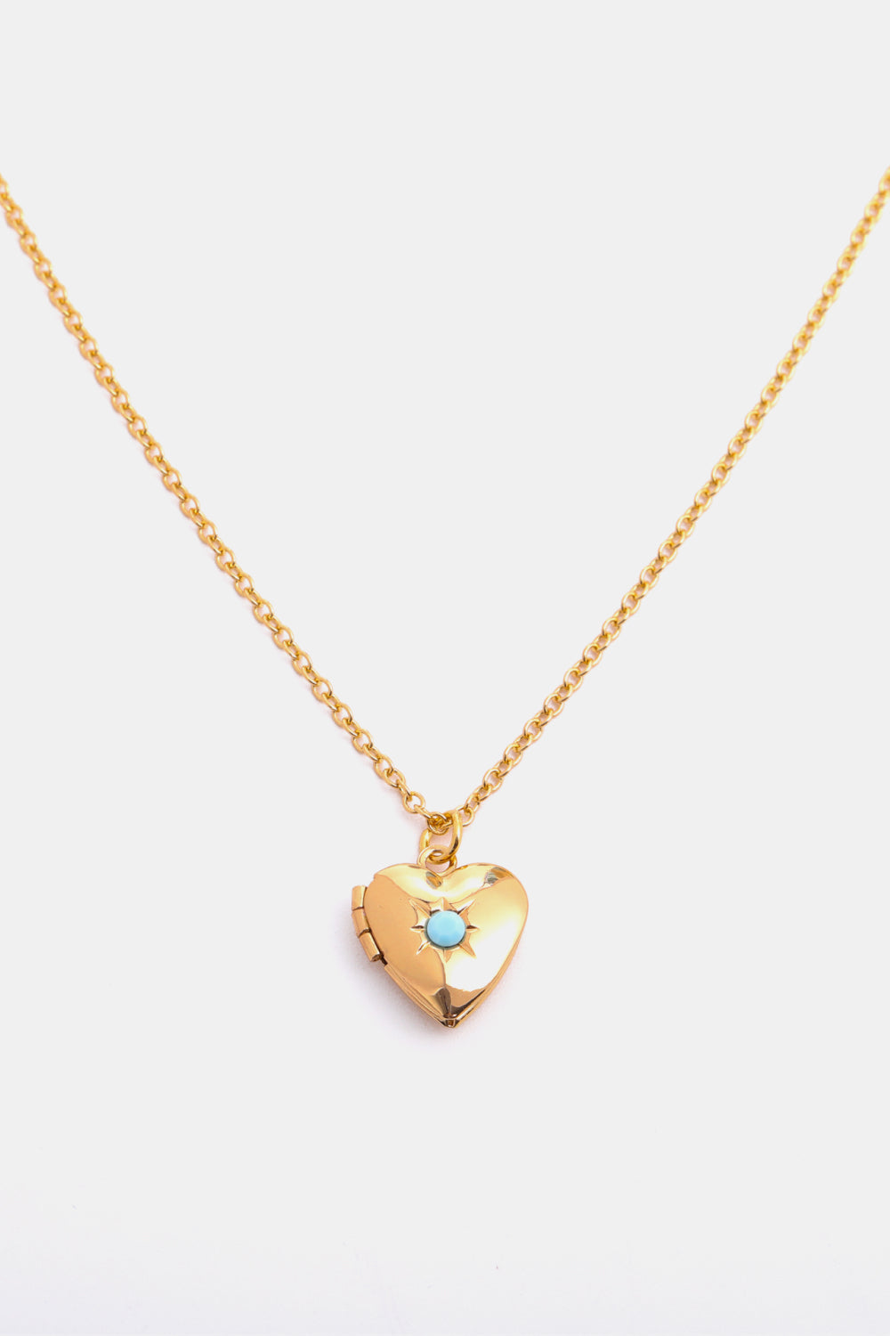 Honeybee Mumford's Heart Shape 14K Gold-Plated Pendant Necklace