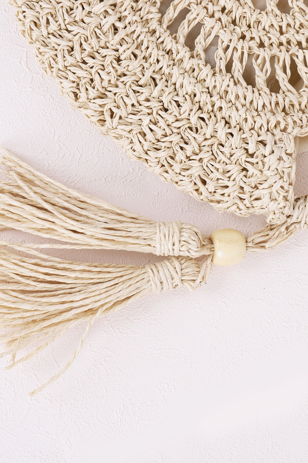 Honeybee Mumford's Tassel Straw Braided Strap Shoulder Bag