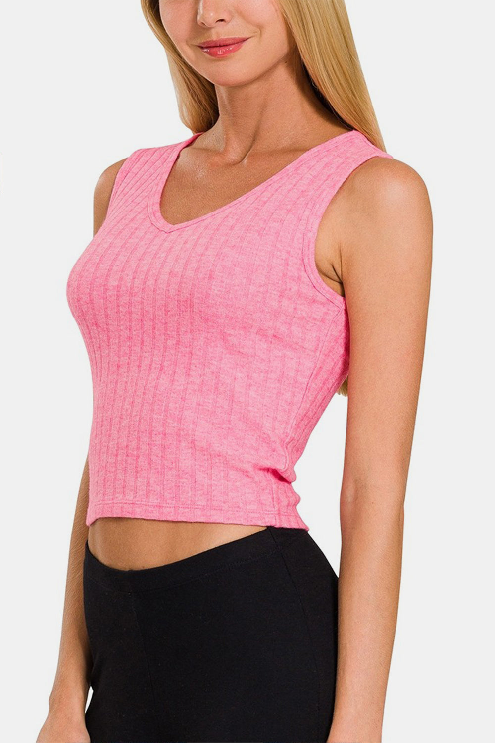 Honeybee Mumford's Ribbed Cropped Tank