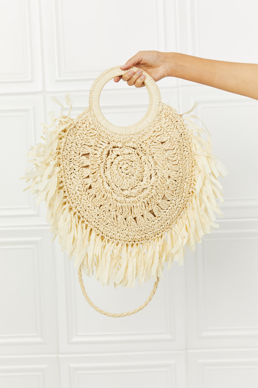 Honeybee Mumford's Found My Paradise Straw Handbag