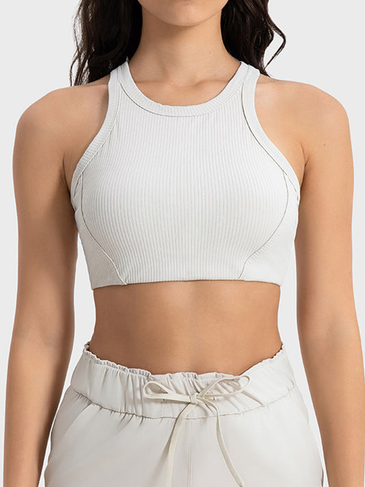 Honeybee Mumford's Wide Strap Cropped Sport Tank