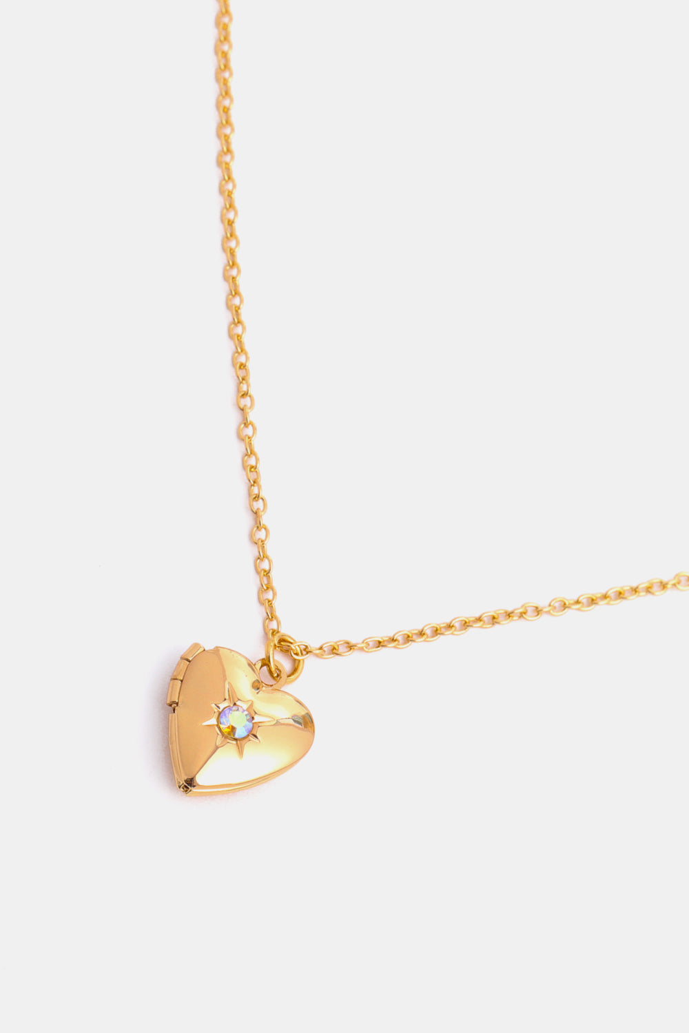 Honeybee Mumford's Heart Shape 14K Gold-Plated Pendant Necklace