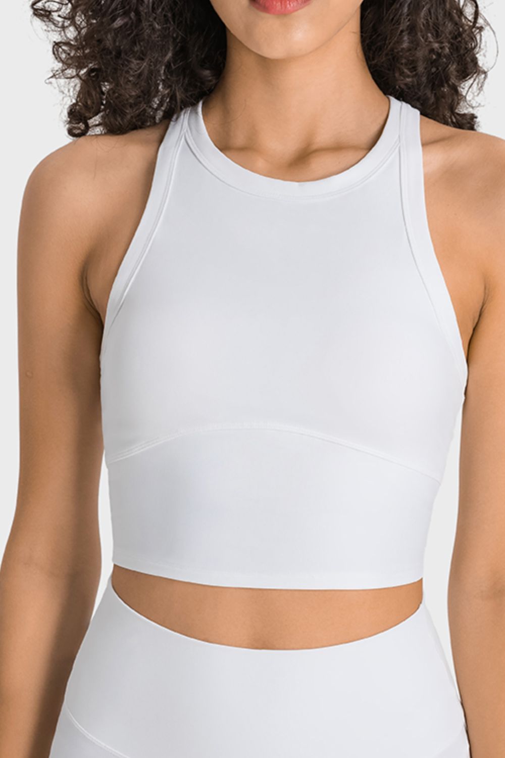 Honeybee Mumford's Racerback Cropped Sports Tank