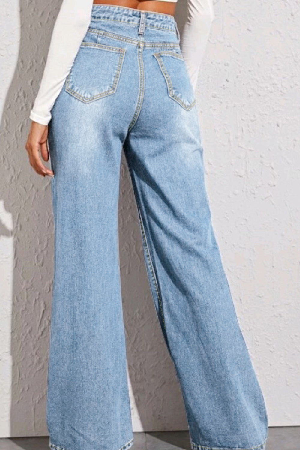 Honeybee Mumford's High Waist Wide Leg Jeans