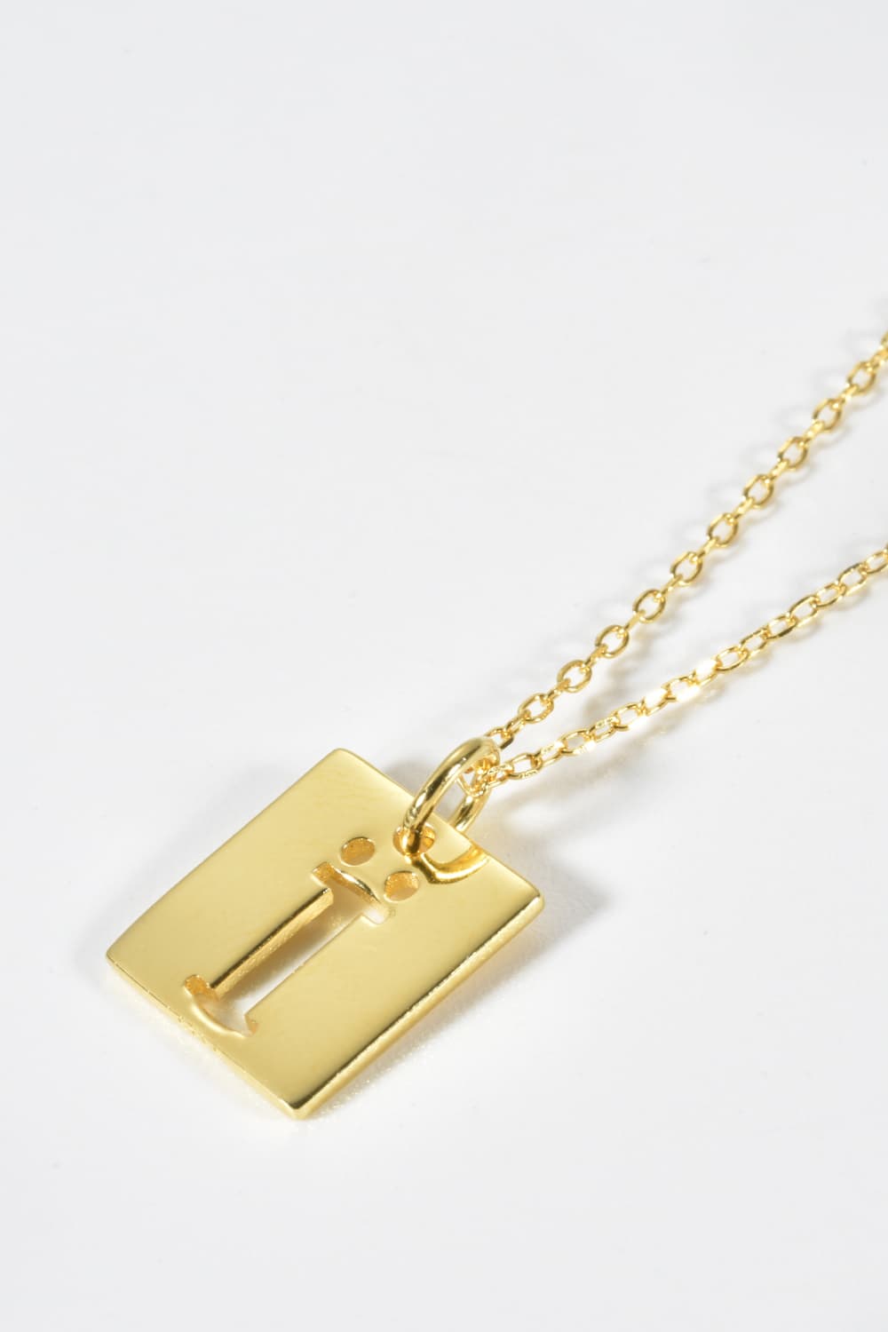 Honeybee Mumford's Cutout Rectangle Pendant Necklace