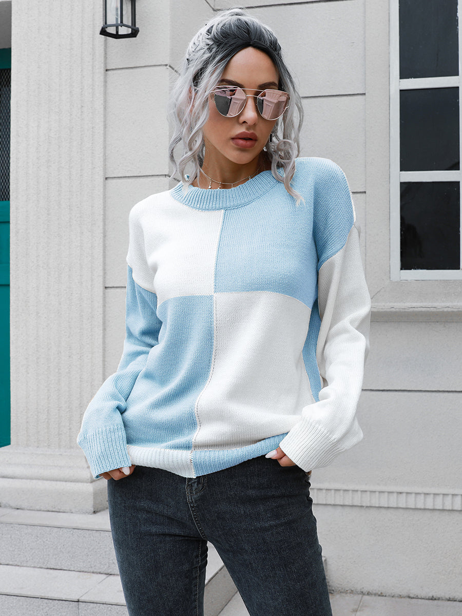 Honeybee Mumford's Contrast Drop Shoulder Sweater