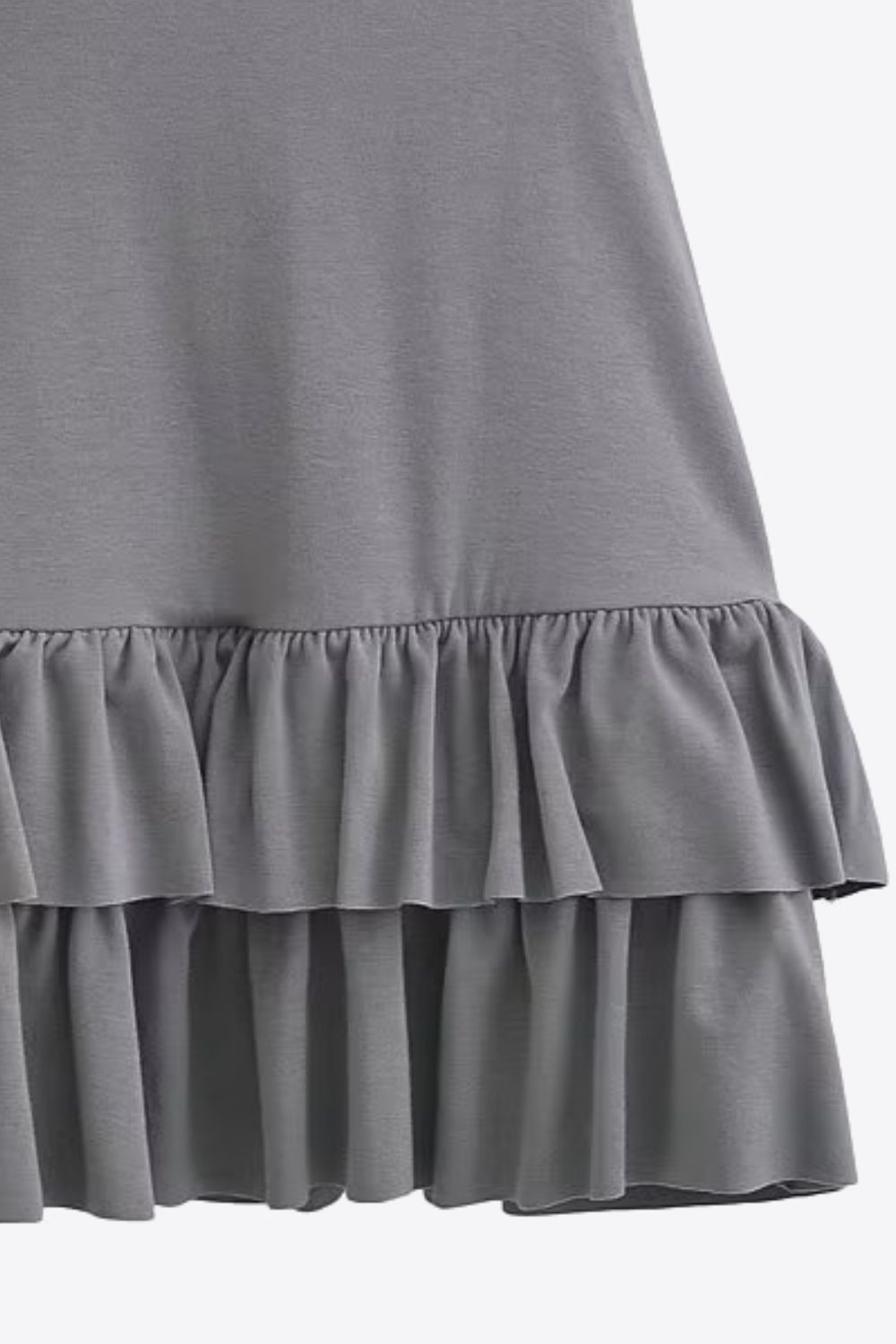 Honeybee Mumford's Strapless Ruffle Hem Dress