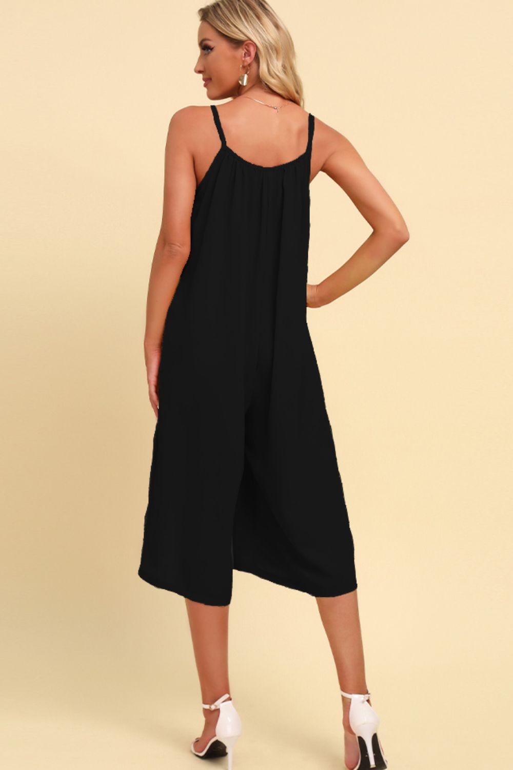 Honeybee Mumford's Spaghetti Strap Scoop Neck Jumpsuit