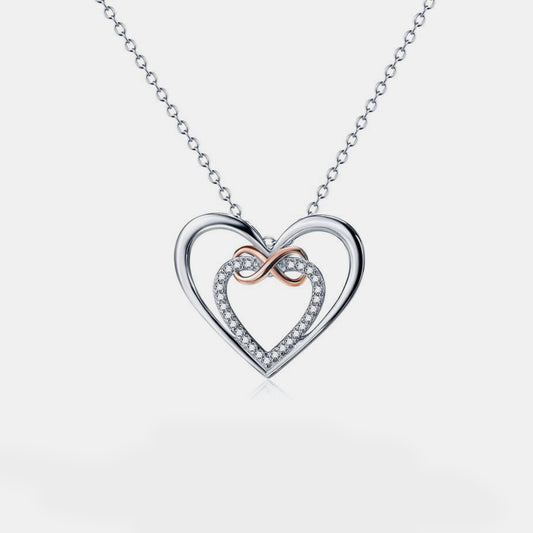 Honeybee Mumford's Heart Shape Sterling Silver Necklace